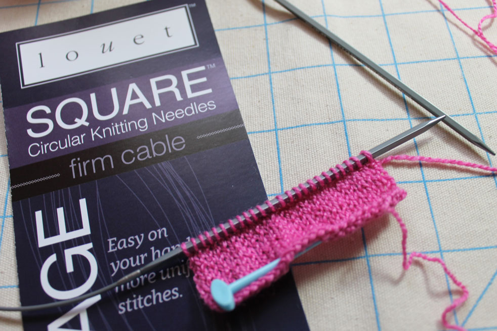Have you tried Square Knitting Needles? Stitches by Debbie